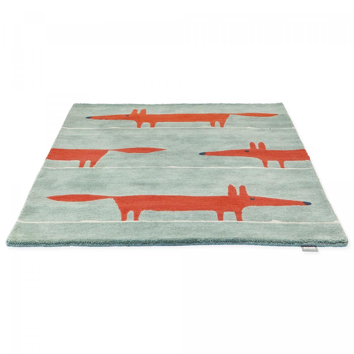 Tapis enfant fait à la main en laine RAIL