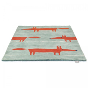 Tapis enfant fait à la main en laine RAIL