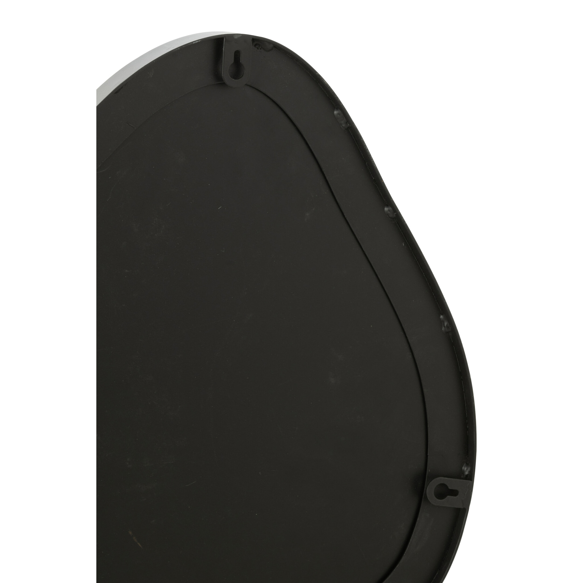J-Line miroir Extrema - fer/verre - noir - small - 41 x 29 cm