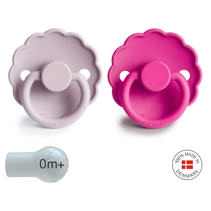 Frigg Pack 2 Chupetes Block Silicona Daisy