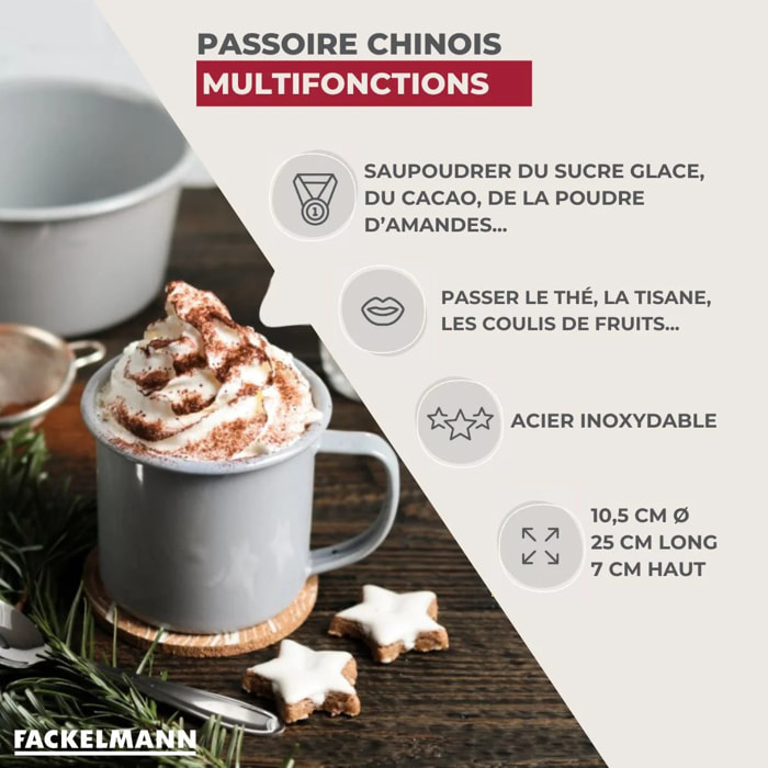 Passoire Chinois en inox Fackelmann