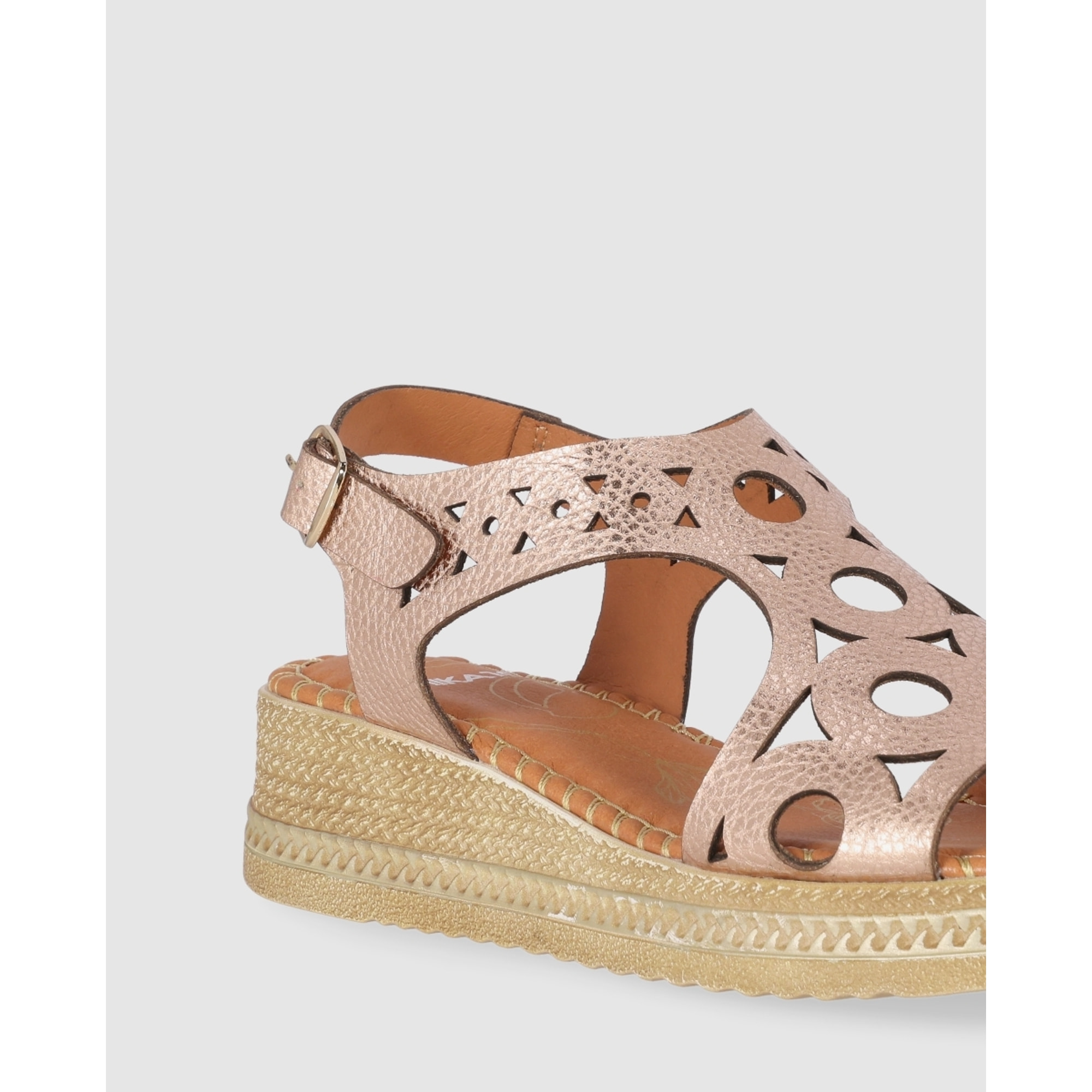 Sandalias de Piel - Rose - Tacón: 5 cm