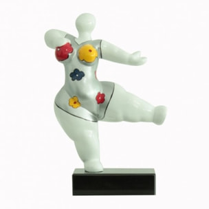 Statuette femme danseuse fleurie H33cm - WOMEN DANCE