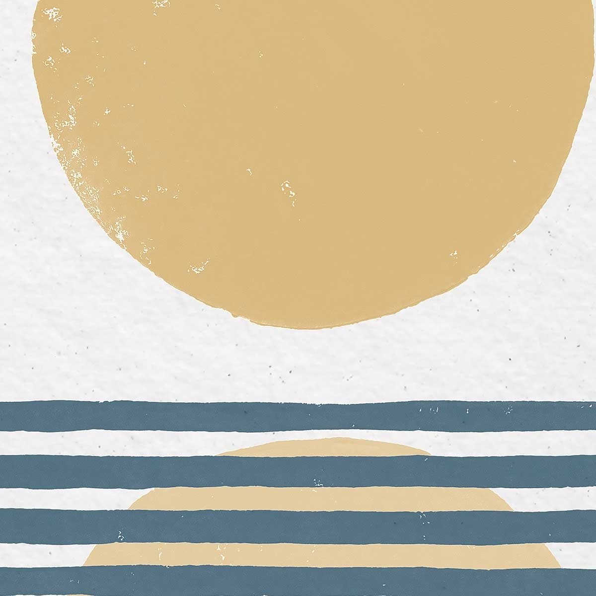 Tableau Rayures bleues d'été Tableau alu Dibond