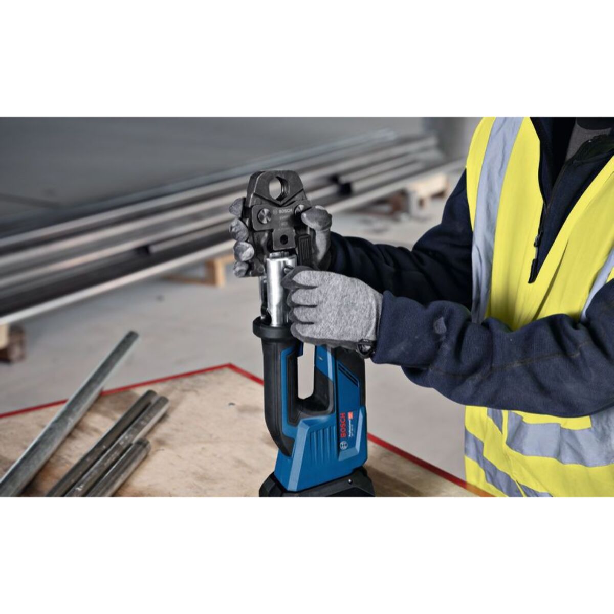 Sertisseuse GPT 18V-19 Professional + Kit RFz 12/16/20 sans batterie, ni chargeur - Livrée en L-Boxx 238 - BOSCH - 06019M2005
