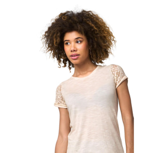 Camiseta de mujer Leone Lace de manga corta
