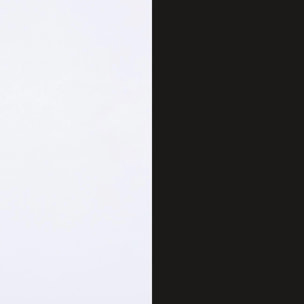 Mesa de comedor Oana 200 Negro Blanco