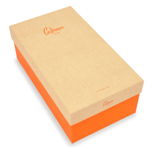 Zapato tacón Artemisa en serraje intrecciato y cierre de hebilla