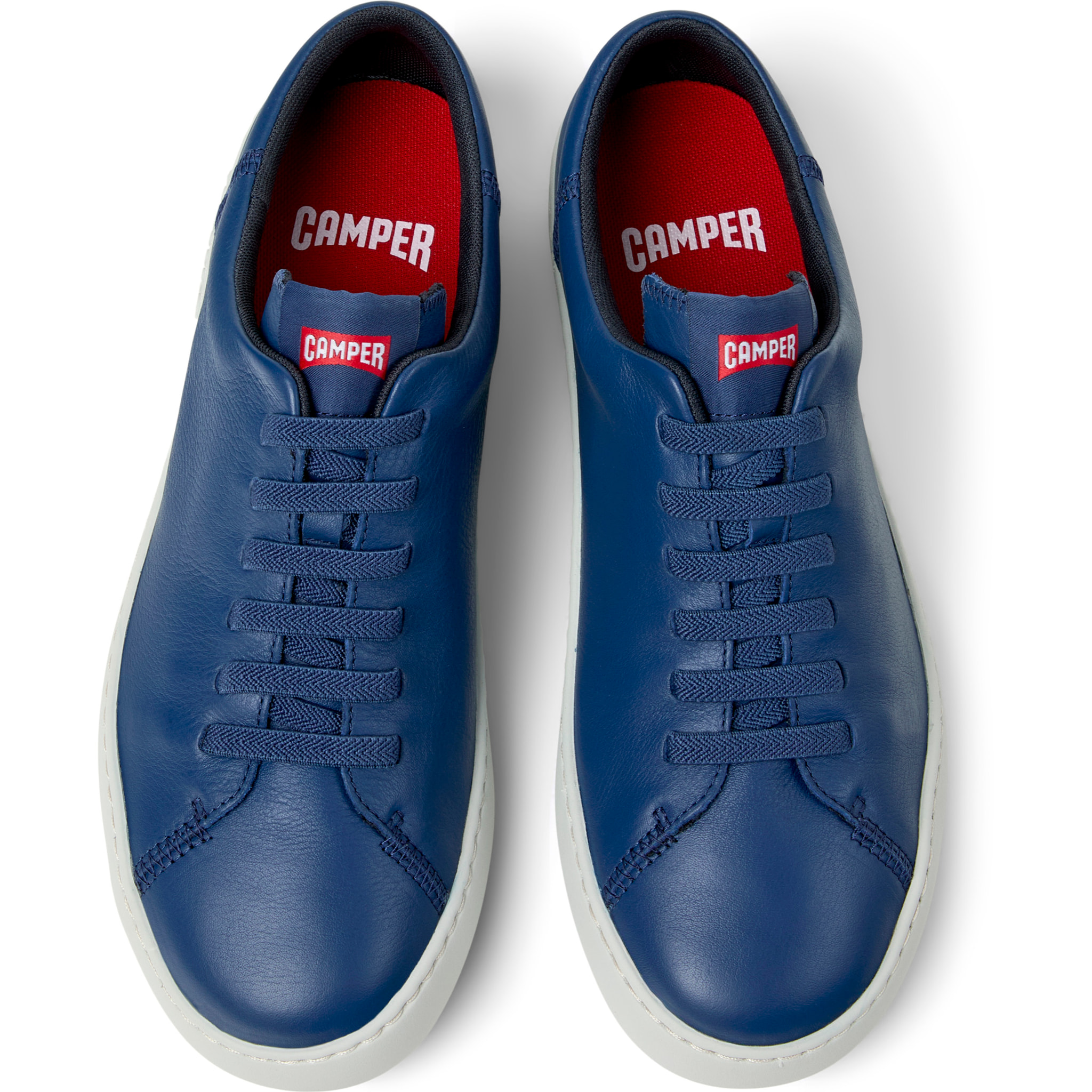 Sneakers - CAMPER Peu Touring - Blu - Pelle liscia