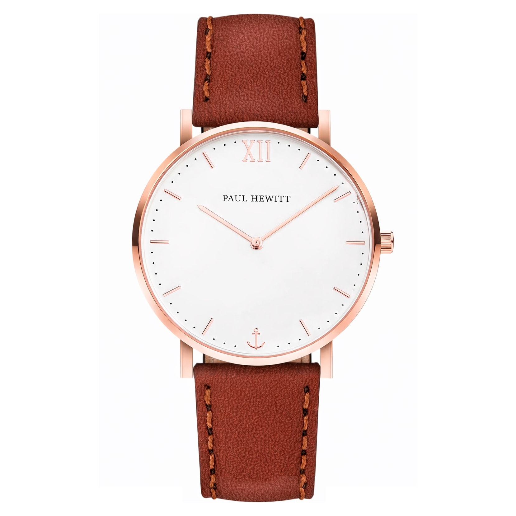 Reloj Paul Hewitt SA-R-SM-W-1M Unisex Analogico Cuarzo con Correa de Cuero