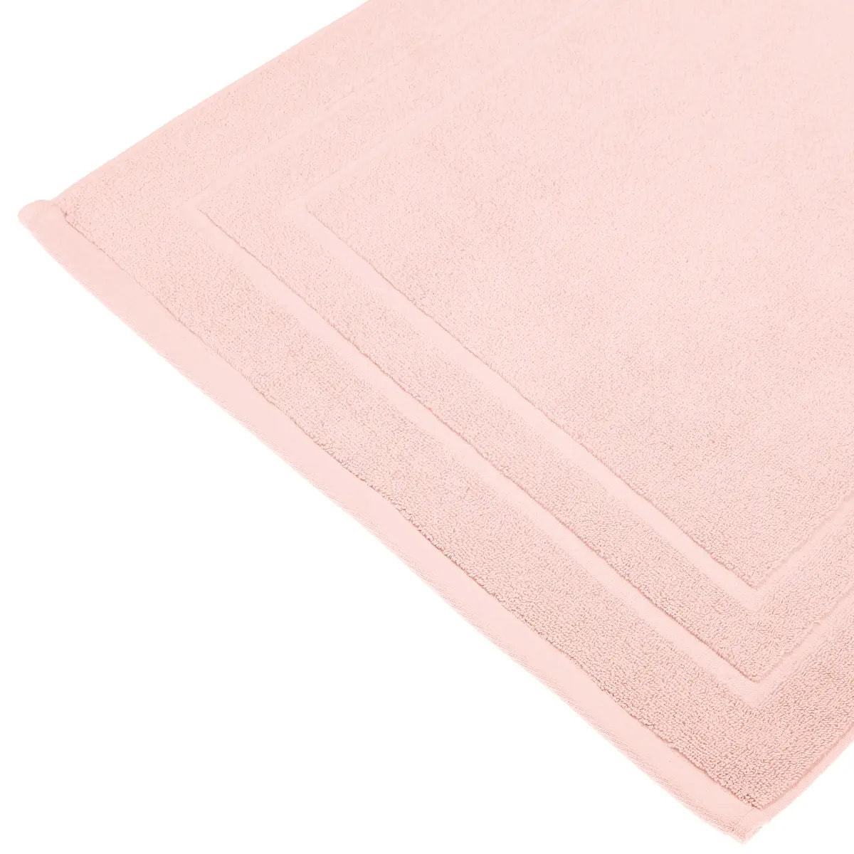 Tapis de bain - coton - rose - 50x70 cm
