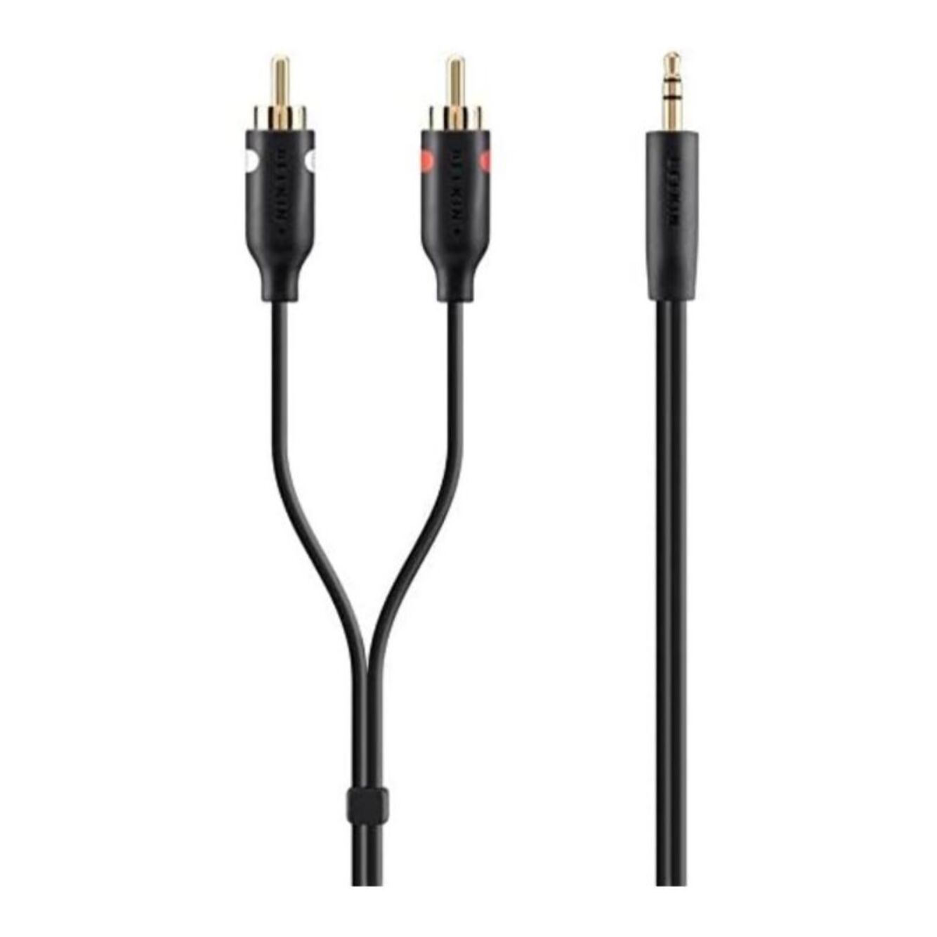 Câble Jack/RCA BELKIN 3.5MM 2XRCA Noir F3Y116bt2M