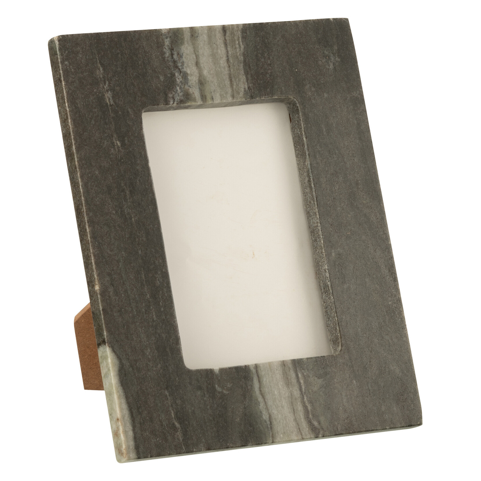 J-Line cadre photo Marbre - pierre - noir/gris - small