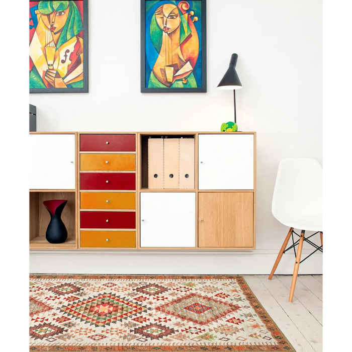 Tappeto kilim multicolore salotto sala ingresso