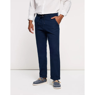 Pantalón Largo Azul Marino - Lars