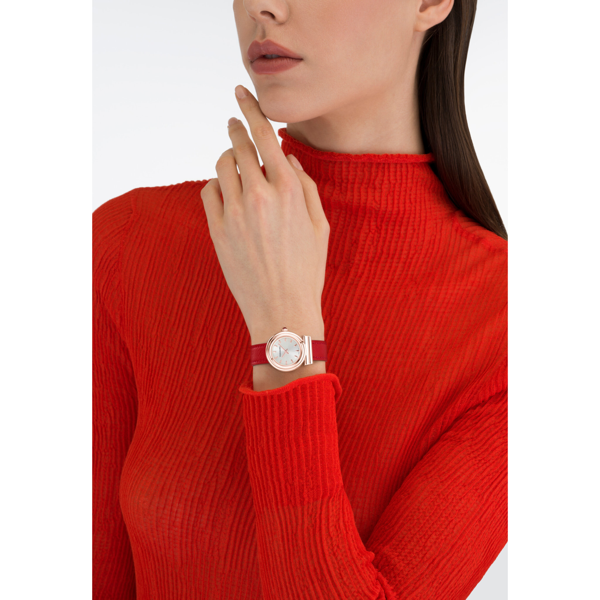 Ferragamo Reloj Analógico De Cuarzo Mv-Gancini