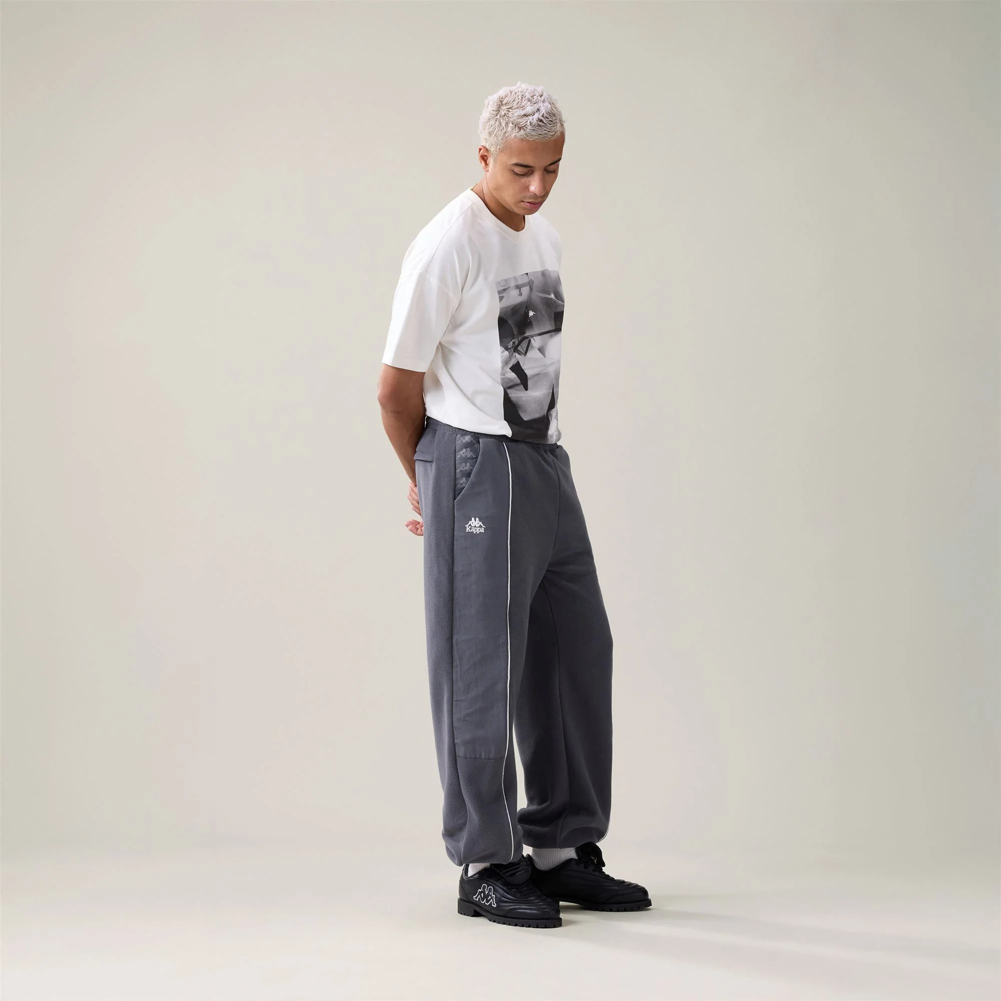 Kappa - Pantaloni Uomo Grigio - 222 Banda Otellos