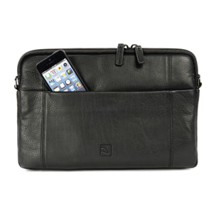Borsa a tracolla  unisex In Vera pelle Made in Italy 34x23x8,5 cm