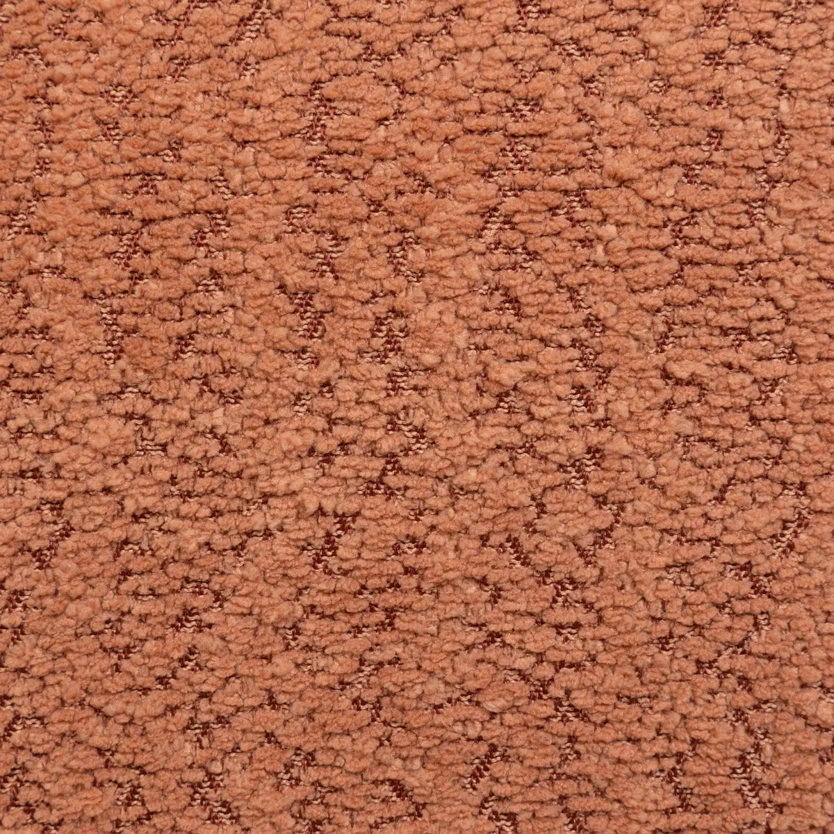 Coussin bouclette Soana terracotta 45x45cm