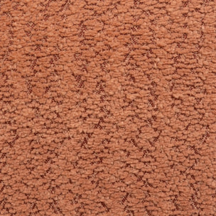 Coussin bouclette Soana terracotta 45x45cm