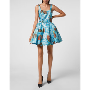 PHILIPP PLEIN Short Dress PINEAPPLE SKIES