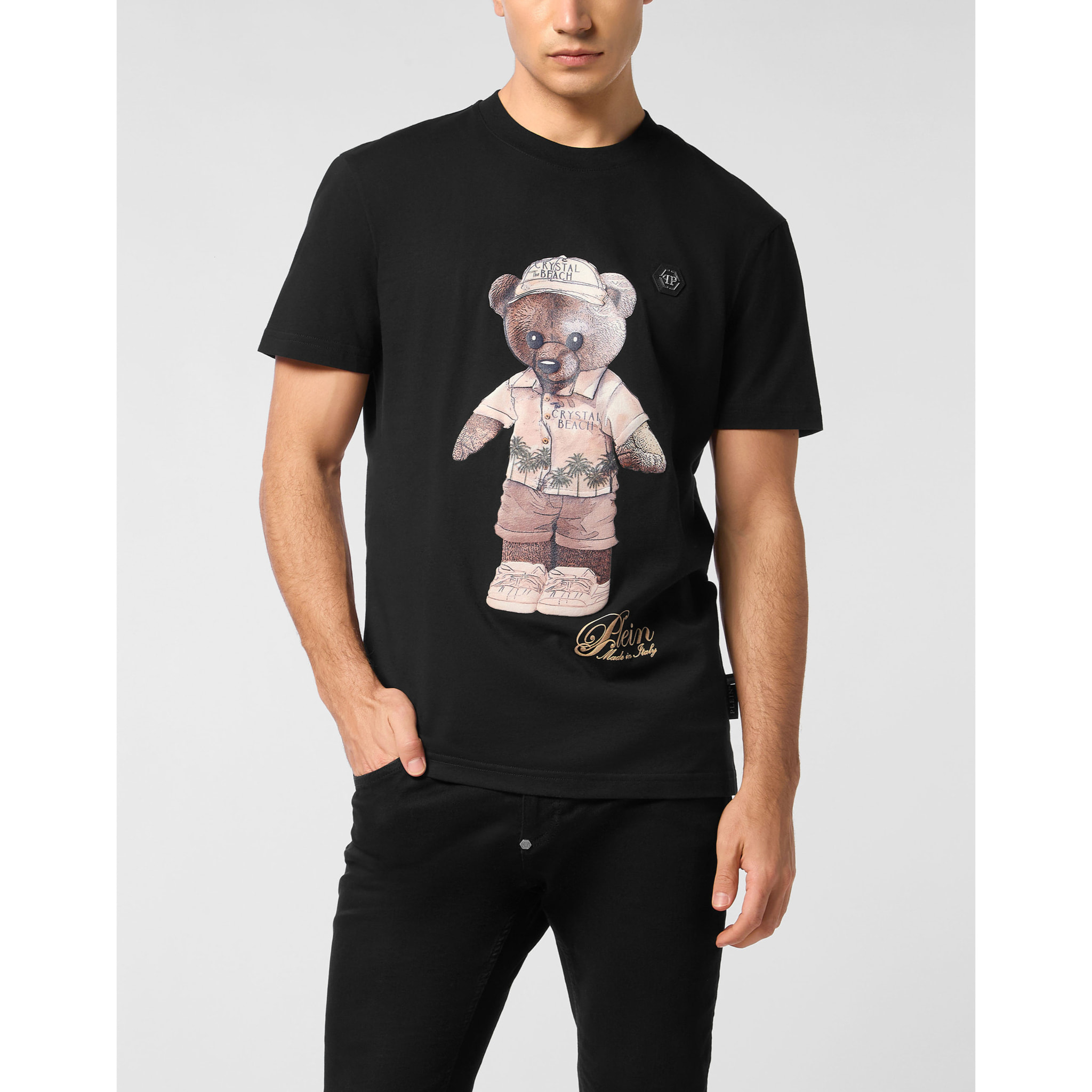 PHILIPP PLEIN T-shirt girocollo a maniche corte TEDDY