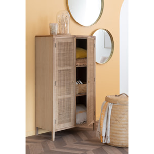 J-Line miroir Rond Bord Haut - métal/verre - or - small - Ø 60 cm