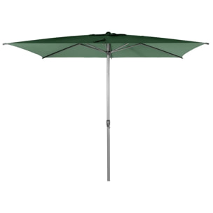 Parasol droit rectangulaire Loompa Vert olive