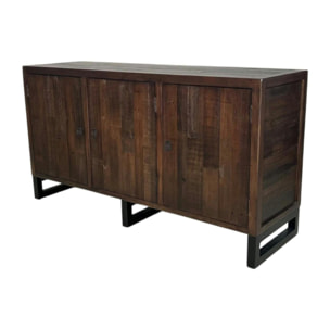 Buffet en bois recyclé 3 portes SAMOA