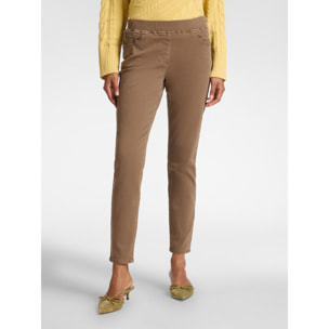 Elena Mirò - Jeggings - Marrón