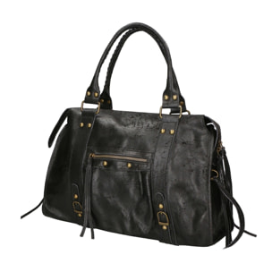 Borsa a spalla da donna - Modello Clara - Vera pelle - 41.0 x 28.0 x 13.0 cm