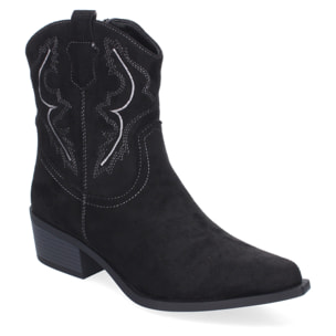 Botines de Mujer Estilo Vaquero, Diseño Elegante y Confortable