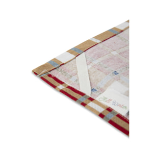 Set canovaccio con guanto da cucina Excelsa – Fall Winter, Cotone Rosso