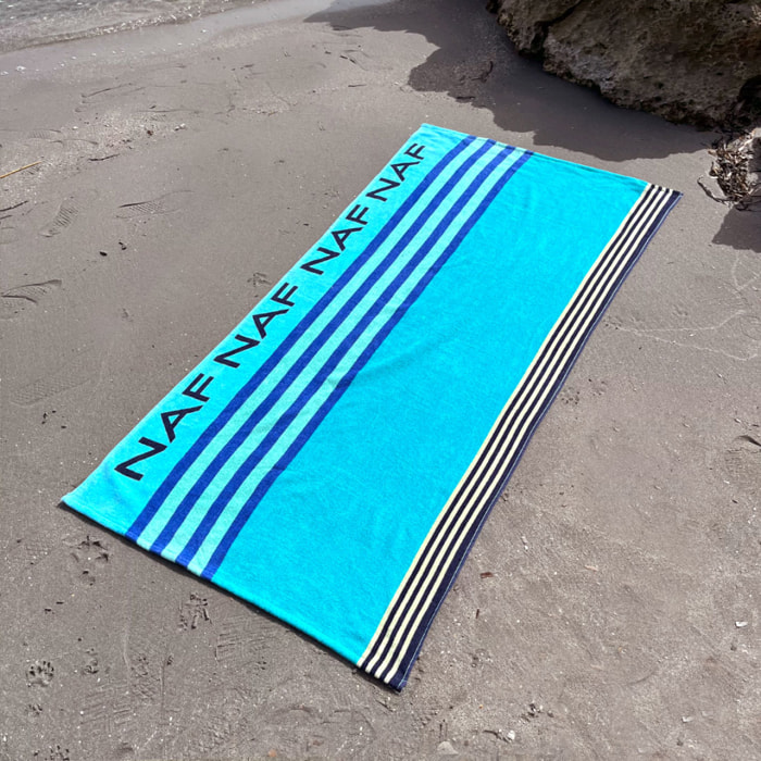 Serviette de plage en coton CERDEÑA 80x160 cm