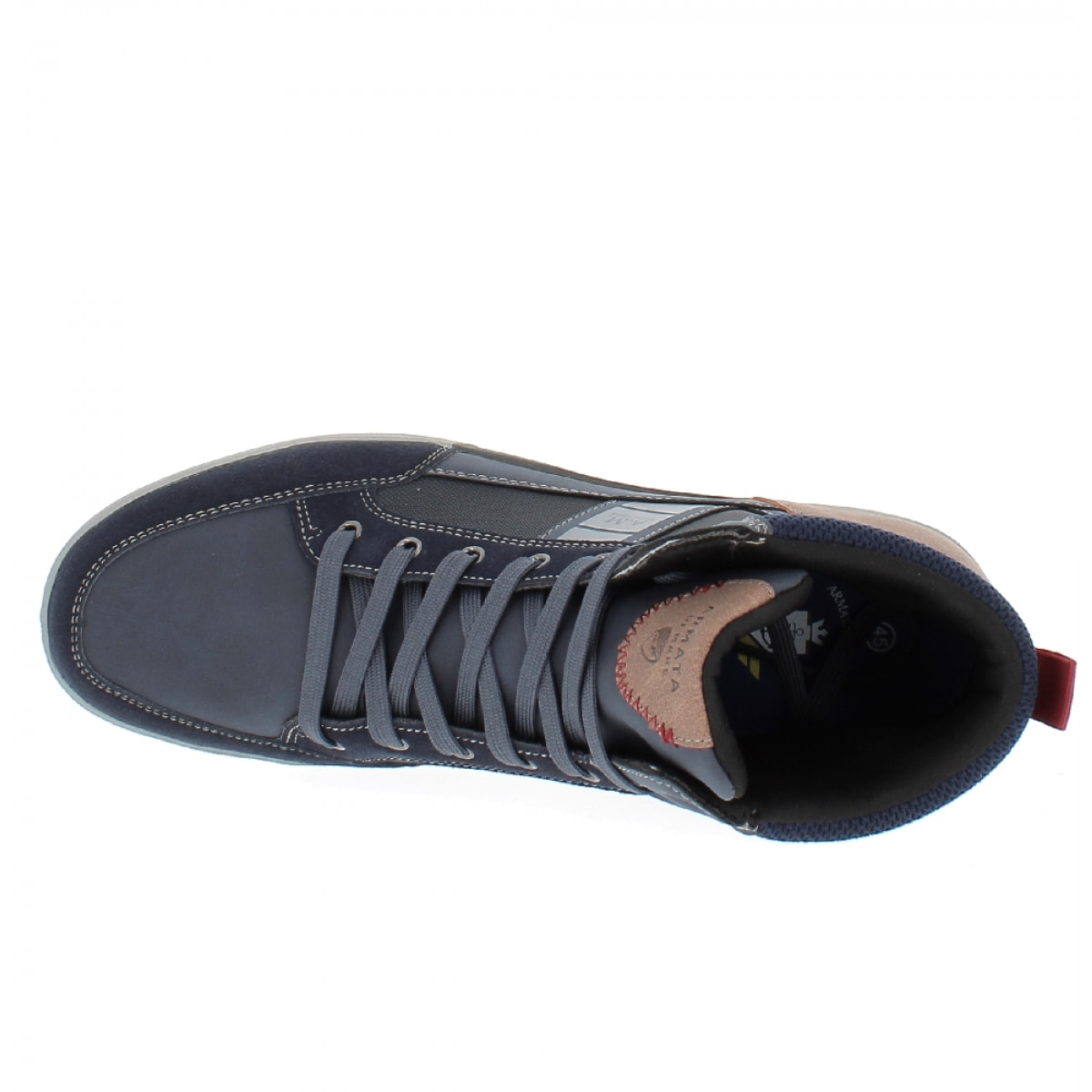 Armata di Mare Scarpe Uomo Stivaletti Casual Stringati con Soletta Rimovibile in Memory Foam AMU W22M213 Navy