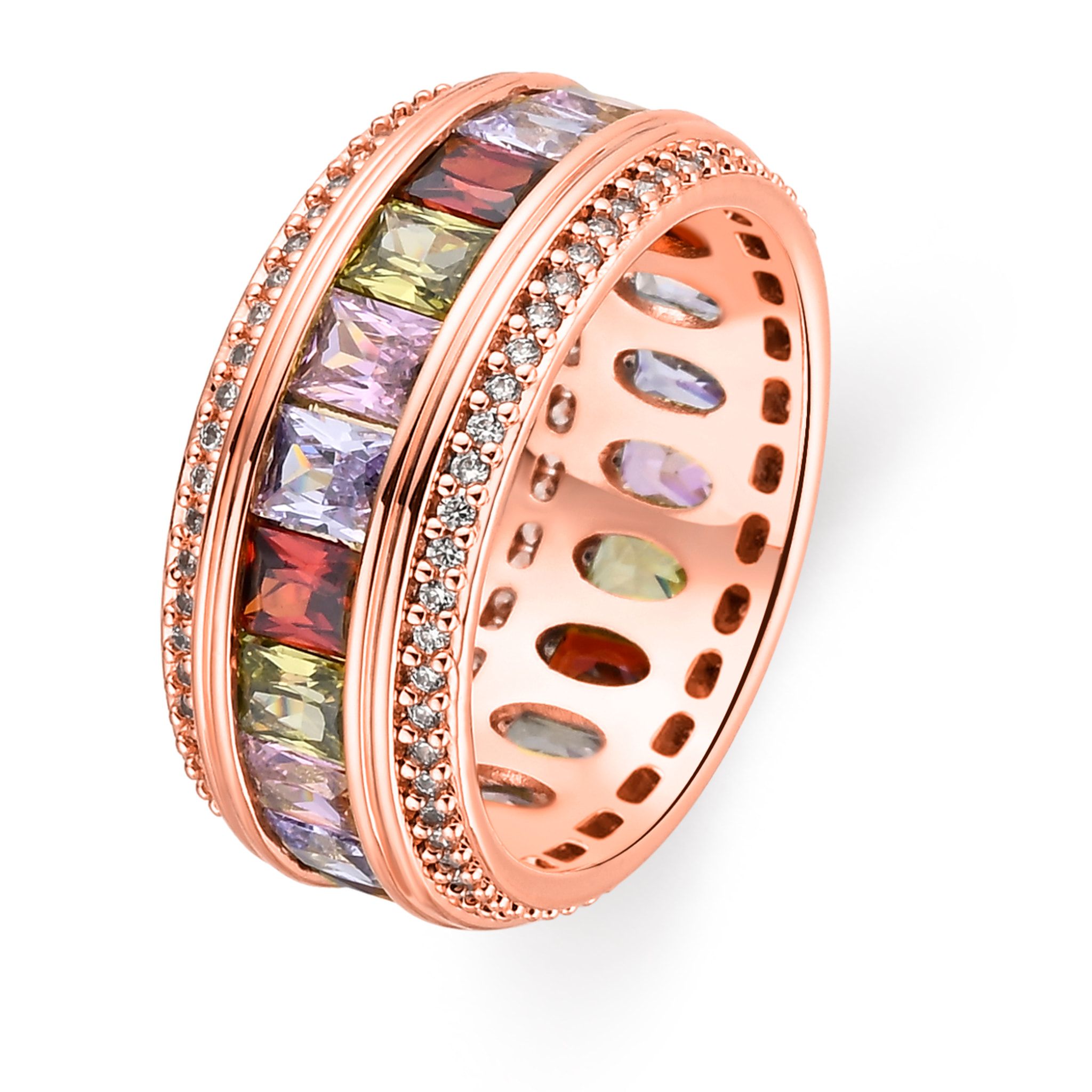 Anillo Maia acabado oro amarilo 18k
