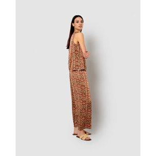 Set satinado railay rojo