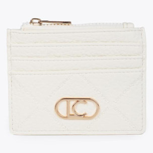 Portatessere monogramma a rombi