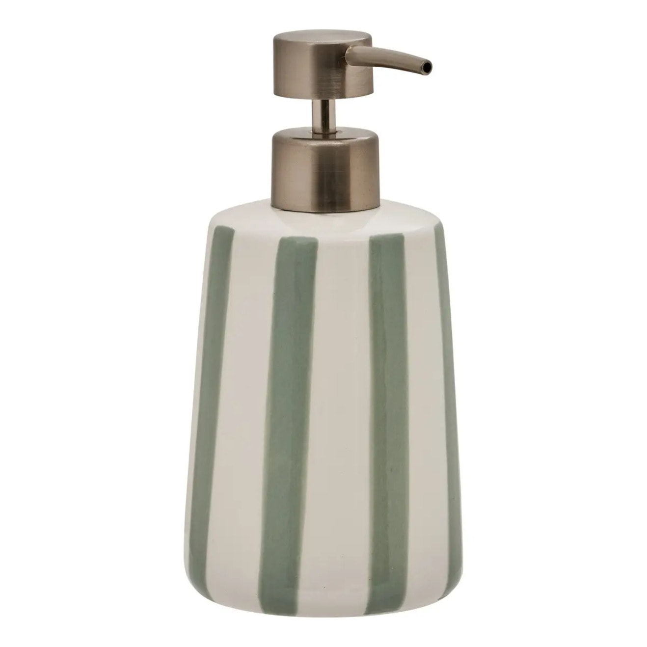 Distributeur de savon Strio à rayures vert céladon 400ml