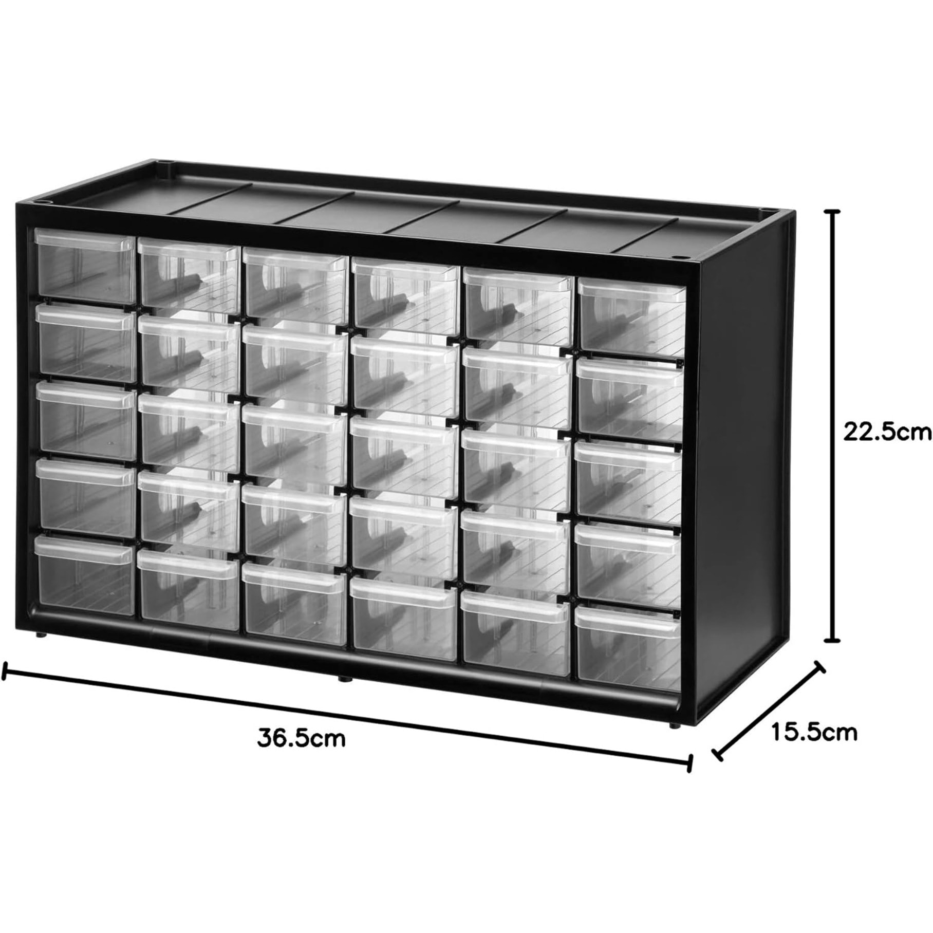 Boîte de rangement polyvalente avec 30 petits tiroirs