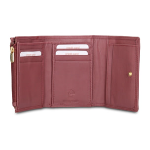 Portafoglio da donna in vera pelle - Modello Valoria Ultra - Casual - 12.0 x 9.0 x 2.0 cm