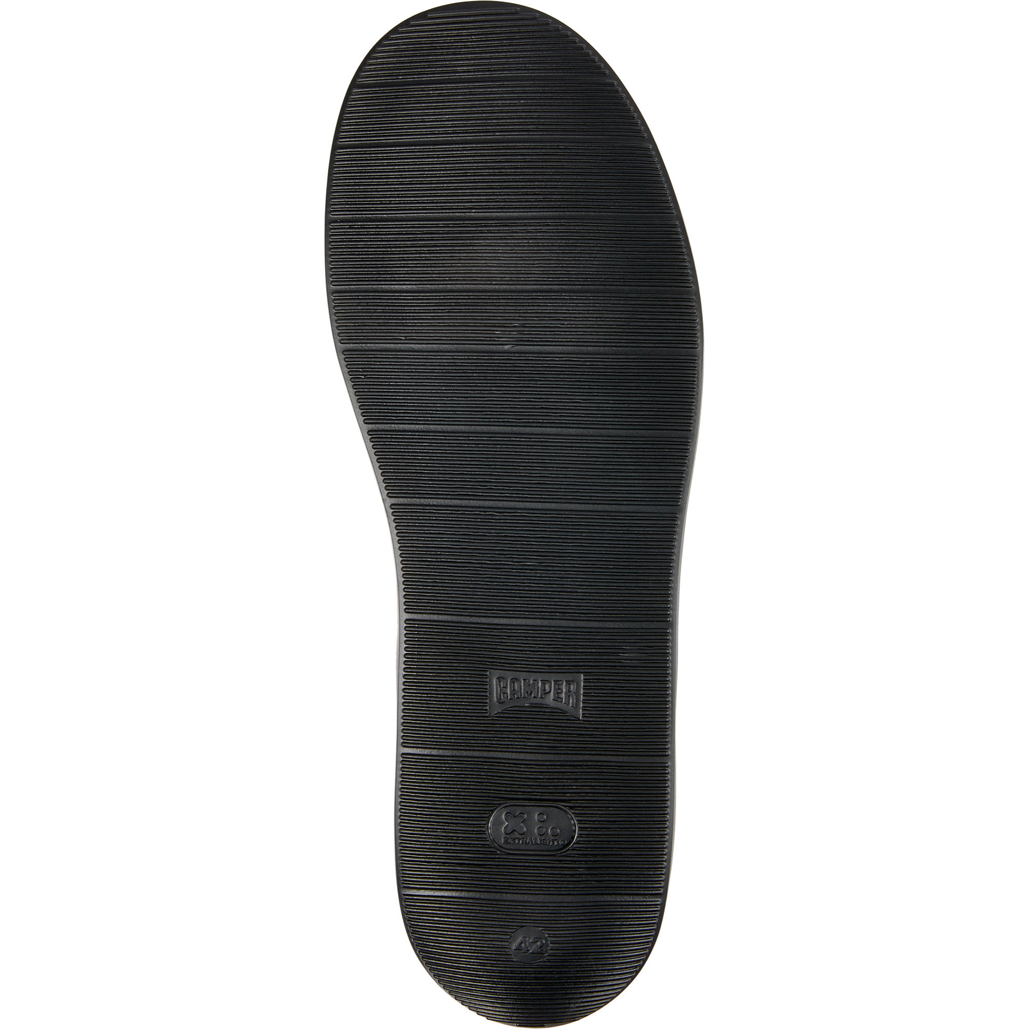 Scarpe stringate - CAMPER Wagon - Nero - Pelle liscia