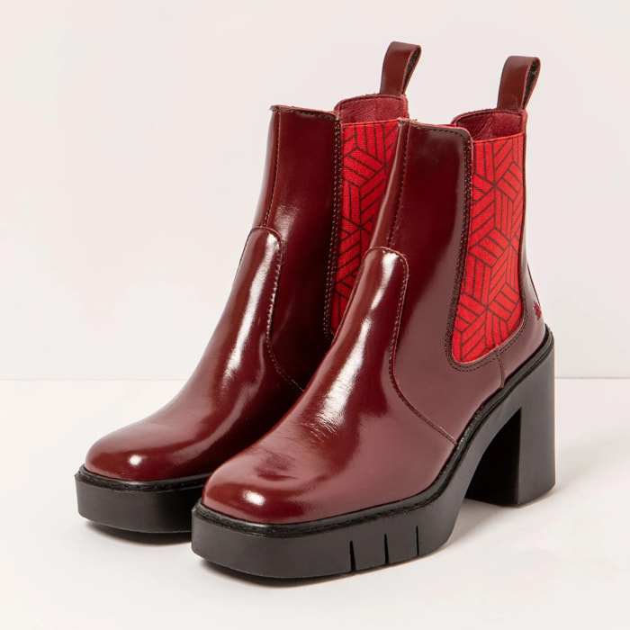Botines 1983 NAPPA SHINNY BURDEOS/BERNA color Burdeos