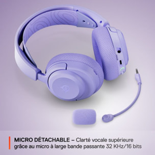Casque gamer STEELSERIES Arctis Nova 3 XW Lavande