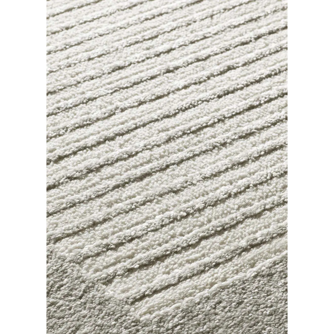 FLORA Alfombra geométrica con relieve en beige y gris, varias medidas disponibles