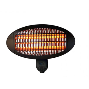 Calefactor halógeno exterior 3 potencias HEATY EX2000 WALL PURLINE