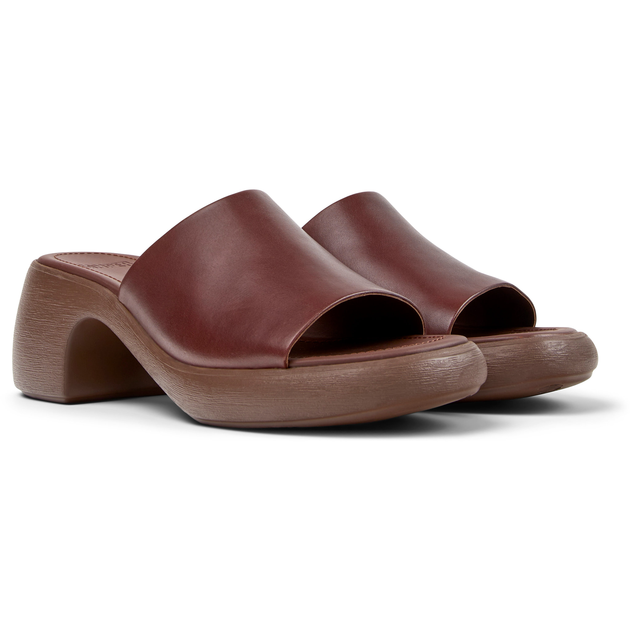 Sandalias - CAMPER Thelma - Marron - Cuero liso