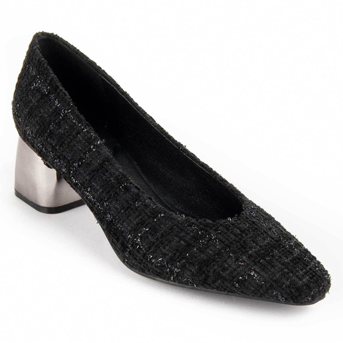 Zapato De Tacón - Negro - Altura: 5 Cm
