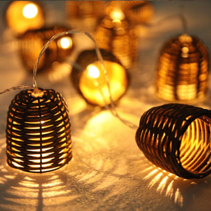 Guirlande solaire FORMENTERA 10 LED 4M