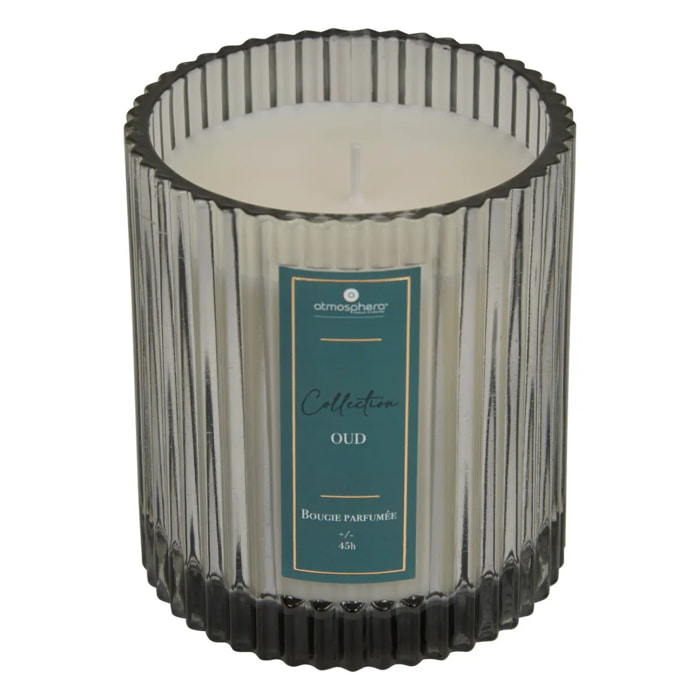 Bougie parfumée Albie 290g pot verre oud